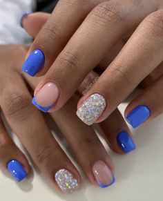 Nurse Short Nails, Acrylic Nails Designs, Elegant Touch Nails, Hippie Nails, Nails Cute, Work Nails, Short Acrylic, Cute Gel Nails, Sparkle Nails