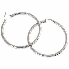 Straightforward in design, unmatched with sparkle. Great seven days a week, these large 50mm stainless steel hoops will easily spice up any outfit. The earrings close with clip/post backs. Cheap Silver Rings, Gray Earrings, Tiny Hoop Earrings, Diy Jewelry Necklace, Surgical Steel Earrings, Big Hoop Earrings, Jewelry Diy Bracelets, Large Hoop Earrings, Shell Jewelry