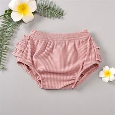 Baby Girls Solid Color Ruffled Elastic Waist Shorts Baby Boutique Clothes Wholesale – PrettyKid Wholesale Boutique Clothing, Baby Boutique Clothing, Boutique Clothes, Soft Feeling, Children's Boutique, Elastic Waist Shorts, Baby Boutique, Knit Outfit