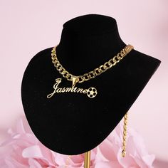 Material: Copper. Color: Gold. Necklcae Chain Length: 14",16",18",20",22". Process: Gold plated. Recipient: Woman, Mom, Wife, Girl Friend, Children, Family. Product Type: Personalized Jewelry. Gift Type: Set. Occasions: Valentine's Day, Mother's Day, Christmas, Birthday, etc. Jewelry Type: Name Necklace, Name Bracelet. Brand: Silviax Jewelry. Item:2023S0029. Metal Name Necklace With Adjustable Chain, Engraved Metal Nameplate Jewelry, Metal Jewelry With Adjustable Chain Nameplate, Customized Gold Metal Name Necklace, Personalized Adjustable Metal Chain Necklace, Gold Engraved Metal Charm Necklaces, Gold Engraved Charm Necklace, Adjustable Personalized Metal Chain Necklace, Gold Metal Engraved Charm Necklace