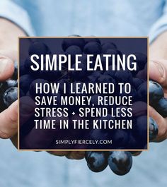 Meal Prep Plan, Simple Eating, Simple Living Lifestyle, Simplifying Life, Live Simply, Simple Living, Simple Life, Fun Easy, Food Hacks