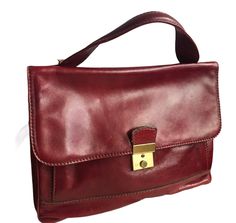 Vintage leather bag from the 80s , has two compartments . Very good condition with extra small signs of wear - some razed parts / pictured / and some patina on the clasp . In gorgeous wine colour . Red Satchel Briefcase With Top Carry Handle, Burgundy Top Handle Satchel For Business, Retro Burgundy Bags For Daily Use, Burgundy Business Bag With Top Carry Handle, Burgundy Rectangular Satchel For Business, Classic Burgundy Rectangular Satchel, Retro Burgundy Rectangular Bag, Classic Burgundy Satchel With Top Carry Handle, Vintage Burgundy Shoulder Bag For Everyday