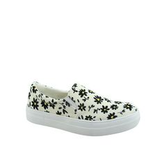 Round toe silhouettee Canvas, Faux Suede Slip On Form cushioned insole Platform measures approximately 1.25 Size: 10.  Color: Multicolor.  Gender: female.  Age Group: adult. Slip-resistant Round Toe Slip-on Sneakers For Spring, White Slip-on Sneakers For Spring, Slip-resistant Synthetic Slip-on Sneakers For Spring, White Flat Slip-on Sneakers For Spring, Spring Non-slip Slip-on Sneakers, Slipon Sneakers, Cream Shoes, Fashion Socks, Casual Shoes Women