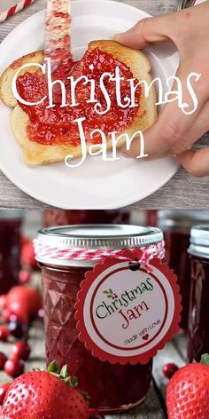 Christmas Jam Recipes, Christmas Jam, Canning Ideas, Jam And Jelly, Canning Food, Jams And Jellies, Jelly Recipes, Think Food