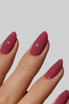 Modern Nails, Casual Nails, Pink Nail, Oval Nails, Elegant Nails, Classy Nails, Chic Nails, Cute Acrylic Nails