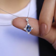 Sapphire Necklace Simple, Star Sapphire Necklace, Star Sapphire Jewelry, Heirloom Necklace, Blue Diamond Necklace, Sapphire Heart Necklace, Sapphire Diamond Necklace, Blue Diamond Jewelry, Blue Sapphire Jewelry