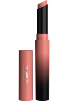 Explore our non-drying matte lipstick by Maybelline. The Ultimatte Slim long-lasting lipstick features a lightweight formula and comes in 10 high-impact color pigments. Best Drugstore Lipstick, Neutral Lipstick, Nude Lipstick Shades, Drugstore Lipstick, Maybelline Color Sensational, Purple Lipstick, How To Apply Lipstick, Lipstick Collection, Blush Rose