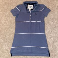 Abercrombie & Fitch Never Worn! With Tags! Women’s Blue/ White Strips Size Xsmall Polo Shirt Colors, Shirt Color, Abercrombie Fitch, Blue White, Color Blue, Polo Shirt, Blue And White, Womens Tops, Tags