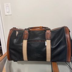 Fabriano Italia Duffel Bag Mens Msrp $2000 Brown Duffel Bags, Duffel Bag, Bago, Brown Color, Black And Brown, Man Shop, Black, Color