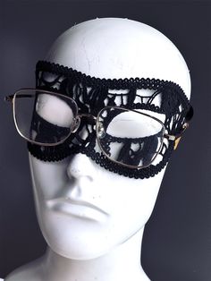 Crafted with meticulous precision and designed for ultimate comfort, this black lace mask allows you to keep your glasses on while indulging in the thrill of the masquerade. Perfect for formal events, costume parties, or any occasion where you want to make a dramatic entrance.

Age Group/Gender - Adult/Men

Size/Type - One size fits all adults

Mask Color - Black

Mask Material - Lace Masquerade Mask For Glasses, Masquerade Mask Lace, Black Lace Mask, Masquerade Mask Women, Black Masquerade, Black Masquerade Mask, Mens Masquerade Mask, Dramatic Entrance, Lace Mask