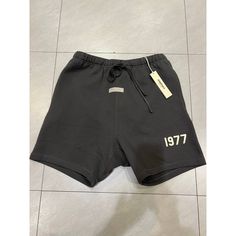 Essentials Fear Of God Brand New Black Shorts Size L I’m N Display In Store At Pallet Portland Fear Of God Shorts, Essentials Shorts, Essentials Fear Of God, School Shorts, Mens Shorts Outfits, Fear Of God, Summer School, Shorts Athletic, Athletic Shorts