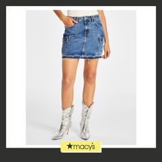 in stock Denim Cargo Skirt, Denim Cargo, Cargo Skirt, Womens Skirt, Pick Up, In Store, Shoe Accessories, Buy Online, Women Accessories