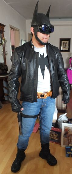 50s Rockabilly, Batman Concept, Fan, Batman, Leather Jacket, Fan Art, Art