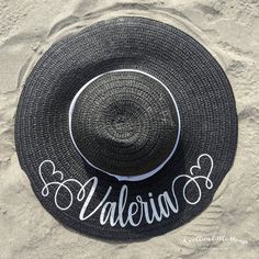 Customized floppy beach hat Personalized Adjustable Summer Hats, Customizable Adjustable Beach Hats, Customizable Curved Brim Summer Hats, Customizable Adjustable Hats For Vacation, Customizable Adjustable Vacation Hats, Customizable Adjustable Wide Brim Hat, Custom Summer Straw Hat With Curved Brim, Personalized Summer Hats With Curved Brim, Custom Straw Hat For Summer