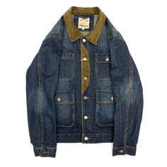 Aidase 4XL Denim Jacket Men's Washed Patchwork American Vintage Workwear 100% Cotton Mountain Style Autumn Corduroy Lapel Loose Jacket aidase-shop Winter Outdoor Dark Wash Denim Jacket, Rugged Long Sleeve Denim Jacket With Pockets, Denim Outerwear With Corduroy Collar And Long Sleeves, Winter Utility Denim Jacket With Patch Pockets, Long Sleeve Denim Outerwear With Corduroy Collar, Outdoor Denim Jacket With Patch Pockets And Long Sleeves, Winter Utility Jacket With Patch Pockets In Medium Wash, Dark Wash Rugged Outerwear With Pockets, Rugged Dark Wash Cotton Outerwear