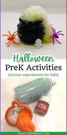 halloween prek activities science experiments for kids