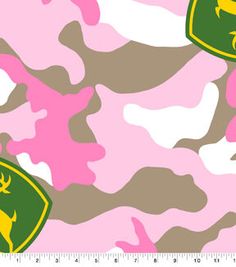 Width: 59 inchesContent: 100% PolyesterCare: Machine wash gentle warm, nonchlorine bleach, tumble dry low, do not ironImported Pink Camo, Joanns Fabric And Crafts, Craft Store, John Deere, Craft Stores, Fleece Fabric, Camo, Bleach, Pink