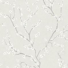 Cherry Blossom Peel and Stick Wallpaper Peel and Stick Wallpaper RoomMates Roll Pearl Peelable Wallpaper, Roommate Decor, Cherry Blossom Wallpaper, Japanese Blossom, Blue Cherry, Drops Patterns, York Wallcoverings, Blue Vinyl, Peel Stick Wallpaper