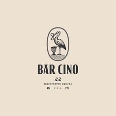 the logo for bar cino