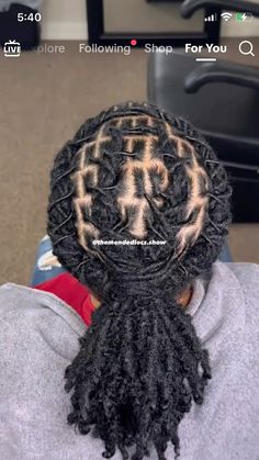 Loc Style Barrel Twist, Loc Wicks, Loc Hairstyles For Black Women Long, Barrel Ponytail Locs, 5 Barrel Twist Locs, Barrel Hairstyles Locs, Small Barrel Twist Locs, Barrel Twist Into Ponytail, Crown Locs Styles