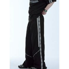 Retro Casual Sports Wide Leg Pants Fabric: 100%Cotton Size: S, M, L, XL Style: Cargo Pants Pants Type: Wide Leg Pants Multiple Color Selections: Black, Dark Gray  Season: Spring, Fall, Summer Dance Pants Hip Hop, Style Cargo Pants, Dance Pants, Pants Fabric, Tactical Pants, Style Cargo, Outdoor Jacket, Solid Color Shirt, Sweat Shorts