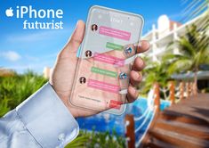 Futuristic iPhone Seems Made of Curved Glass Concept Phones