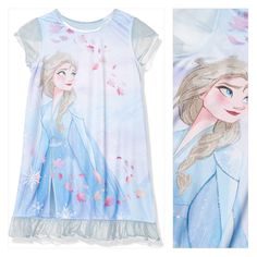 Super Cute Size 4 And 6 Only One Is Included In The Price Msrp $38 Frozen 2 Elsa, Girls Nightgown, Disney Pajamas, Disney Frozen 2, Elsa Anna, Frozen 2, Nightgowns, Kids Pajamas, Disney Frozen