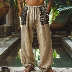 Season:Spring,Summer; Fabric:Polyester; Gender:Men's; Style:Holiday; Elasticity:Inelastic; Fit Type:Relaxed Fit; Waistline:Mid Waist; Pattern:Print; Pants Type:Casual Pants; Front page:FF; Listing Date:05/17/2024; Print Type:3D Print Pants Print, Print Pants, Light Hair, Type Of Pants, Mens Pants Casual, Printed Pants, Men's Style, Men's Casual, 3d Print