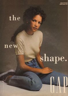 Gap Ads, Veronica Webb, Looks Jeans, 1990s Fashion, 90s Outfit, 90s Fashion Outfits, Grunge Hair, 90s Style, Mode Vintage