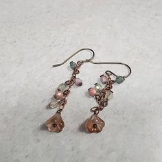 Hypoallergenic Pure Titanium Earrings Czech Glass Earrings Boho Earrings Gift for Her - Etsy Mint Green Earrings, Pink And Mint, Teal Earrings, Earrings Hypoallergenic, Titanium Earrings, Earrings Beaded, Lake Forest, Lightweight Earrings, Hypoallergenic Earrings