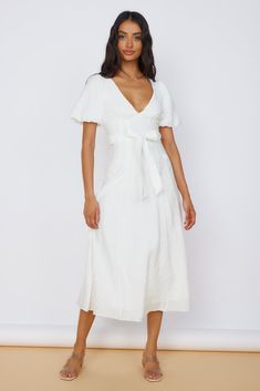 Starlight Serenade Midi Dress White Midi Dress White, Corset Midi Dress, Flowy Midi Dress, White Slip Dress, One Shoulder Midi Dress, Dream Style, Lace Up Sandals, Knit Midi, Knit Midi Dress