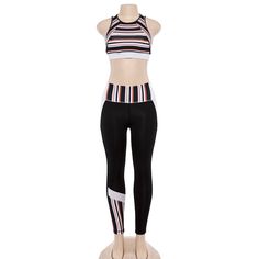 Material: Polyester,Spandex Sleeve Length(cm): Sleeveless Style: Casual Model Number: S1731379 Closure Type: None Decoration: None Collar: O-Neck Sleeve Style: Regular Pant Closure Type: Elastic Waist Clothing Length: Short Pattern Type: Solid Pant Length(cm): Full Length Gender: Women Multicolor Stretch Tank Top For Gym, Multicolor Stretch Sleeveless Activewear, Multicolor Sleeveless Activewear For Yoga, Multicolor Sleeveless Yoga Activewear, Multicolor Stretch Tank Top For Workout, Cute Workout Outfits For Women, Fall Workout Outfits, Workout Outfits Women, 40 Workout