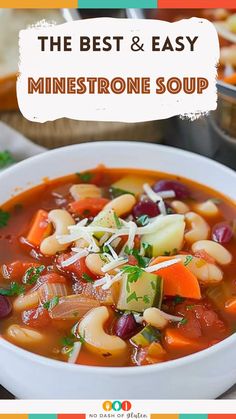 the best and easy minestone soup recipe