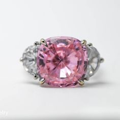 Pink Topaz Cocktail Ring14K White Gold Pink Topaz 9tcw 12mm 7.9gm Size 6.5 resize available under request. Thank you for visiting our shop!Also Follow us on Instagram https://www.instagram.com/dmkjewelryny/ Topaz Cocktail Ring, Princess Jewelry, Pink Topaz, Cocktail Ring, Cushion Cut, Cocktail Rings, Follow Us, Pink White, Topaz