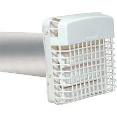 Low profile 4" louvered cap with removable pest guard to keep out unwanted birds and other pests. UV-resistant plastic. Cap is paintable to match exterior. Also, includes (1) 4" diameter aluminum pipe and complete installation instructions. null - Dryer Exhaust Vent, Dryer Vent Hose, Exhaust Hood, Exhaust Vent, Dryer Vent, Cold Prevention, Vent Hood, Clothes Dryer, Roofing Materials