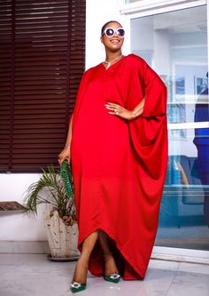 Red Silk Fabric, African Print Jumpsuit, Navy Jumpsuit, Kaftan Maxi Dress, Plus Size Formal, Statement Accessories, Simple Top, Ankara Fabric, Red Silk