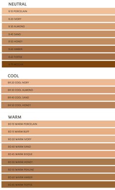 Skin Color Chart, Ysl Makeup, Fusion Ink, Skin Color Palette, Colors For Skin Tone