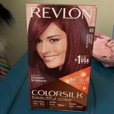 Brand New Uniq One Revlon Hair Treatments, Revlon Color Silk Chart, Color Stay Satin Ink Revlon, Burgundy Hair Dye Kits, Revlon 740 Copper, Loreal Hair Dye For Dark Hair, 1/4 Hair Dye, Burgundy Hair Dye Box, Box Hair Dye For Dark Hair