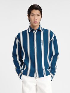 Modern Oversized Collared Shirt, Modern Oversized Long Sleeve Shirt, Trendy Shirt With Relaxed Fit And Spread Collar, Trendy Oversized Shirt With Spread Collar, Boxy Shirt, Mens Essentials, Summer Essentials, Men's Collection, Women Collection