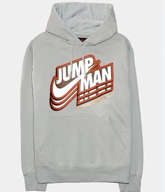 Nike Men's Air Jordan Jumpman Pullover Hoodie  Manufacturer #:  DC9604-097 Color:  Grey  MSRP: $70.00 Size : Medium Standard fit Cotton, Polyester 100% Authenticity Guaranteed Nike Sweatshirt With Logo For Streetwear, Athletic Heather Urban Hoodie For Sports, Urban Style Athletic Heather Hoodie For Sports, Nike Sporty Hoodie For Streetwear, Nike Athleisure Hoodie With Logo Print, Nike Hoodie With Logo Print For Fall, Nike Crew Neck Hoodie For Streetwear, Nike Sportswear Hoodie With Logo Print, Nike Urban Hoodie With Ribbed Cuffs