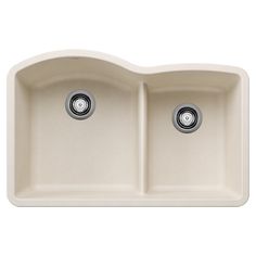 Blanco Diamond 32" Undermount Silgranit Kitchen Sink Low Partition, Blanco Silgranit Sink, Silgranit Kitchen Sink, Double Bowl Undermount Kitchen Sink, Granite Composite Kitchen Sink, Silgranit Sink, Granite Composite Sinks, Above Sink, Kitchen Chores