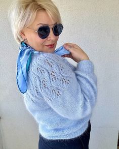 Stay cozy and stylish in this elegant blue Angora Sweater for Women. Hand-knitted with care, this fluffy knit sweater is perfect for those chilly evenings when you want to stay warm and snug. while the delicate angora lace detailing adds a touch of sophistication to your look. Add this luxurious sweater to your wardrobe for a blend of comfort and style in one beautiful piece. look at the photo of flowers and choose which one you like. The color plate is shown in the photo The sweater in the phot Hand Knitted Long Sleeve Mohair Knitting Pattern, Knitted Long Sleeve Sweater As Gift, Knitted Long Sleeve Sweater Gift, Mohair Fabric, Fluffy Knit, Personalized Sweater, Angora Sweater, Fluffy Sweater, Lace Sweater