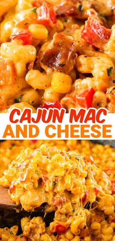 this is an easy and delicious cajun macaroni and cheese casserole