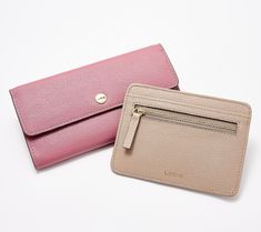 Sometimes you need a smaller wallet and sometimes you need a larger wallet -- but you always need a stylish one. This two-piece set meets all your needs with options you'll adore. From LODIS. Large Wallet, Small Wallet, Fashion Handbags, Texas, Two Piece, Wallet, Leather