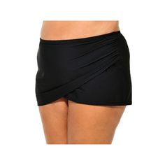 Flatter your figure when wearing these Plus Size Freshwater Wrap Skirted Swim Bottoms poolside.Click on this WOMEN'S GUIDE to find the perfect fit and more! Flatter your figure when wearing these Plus Size Freshwater Wrap Skirted Swim Bottoms poolside. Click on this WOMEN'S GUIDE to find the perfect fit and more! FEATURES Moderate coverage No closure - pull-on styling Partially lined Unlined gussetFIT & SIZING Midrise sits on the high hip Cinched waistbandFABRIC & CARE Nylon, spandex Polyester l Black Tankini With Built-in Shorts For Pool, Fitted Black Shorts For Poolside, Black Swim Skirt With Built-in Shorts For Poolside, Black Short Swim Skirt For Beachwear, Solid Beachwear Skort For Pool, Solid Color Beachwear Skort For Pool, Black Beachwear Swim Skirt Short Length, Black Short Length Swim Skirt For Beachwear, Black Beachwear Swim Skirt