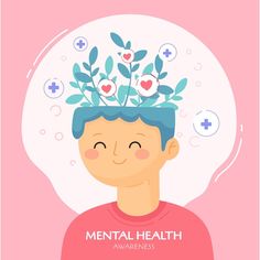 Mental Health Campaigns, Psychological Help, Mental Health Poster, Health Art, Mental Health Posters, Mental Health Awareness Month, Health Logo, Mental Disorders