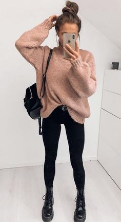 Cute Fall Fashion, Adrette Outfits, Uni Outfits, Pullover Outfit, Preppy Outfit, Winter Trends, Cute Fall Outfits, Casual Winter Outfits, Autumn Outfit