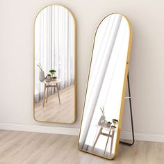 Color: (L)40x(H)150cm black Irregular Mirrors, Mirrors For Bedroom, Standing Mirrors, Full Length Mirror Stand, Metal Bedroom, Luxury Mirrors, Leaning Mirror, Modern Mirrors, Aesthetic Interior