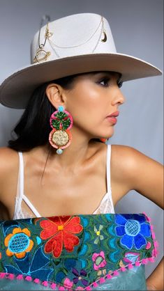 Mexico Artisan Spring Summer Mens Womens Hats CoLLection #bohofashion #bohofashionsummer #bohodress #bohostyle #womensclothing #womensfashion #mensfashion #menswear   #fedora #fedorahat #leathercraft #hat #sombreros #fashion #fashionblogger #mexican #mexico #beachhat #beachhatsforwomen #menstyle #mexicandesigns #coloresdecor #unique #elegant #designer #designerjewelry #beachhats #beachhatsformen #vacationhats #summerhat #summerhats #panamahats #strawhats Traditional Multicolor Beaded Earrings With Tassels, Elegant Multicolor Latkans Tassel Earrings, Artisan Multicolor Beaded Tassel Earrings, Handwoven Multicolor Tassel Earrings Gift, Bohemian Multicolor Woven Beaded Earrings, Multicolor Handwoven Tassel Earrings Gift, Multicolor Handwoven Tassel Drop Earrings, Multicolor Latkans Earrings For The Beach, Multicolor Handwoven Drop Tassel Earrings