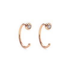 Rose Gold Earrings, Huggie Earrings, Small Hoop Earrings – AMYO Jewelry Earrings Small Hoop, Huggie Earrings Gold, Mens Earrings Hoop, Conch Earring, Earrings Rose Gold, Small Hoop Earrings, Huggie Earrings, Sapphire Stone, Huggie Hoop Earrings